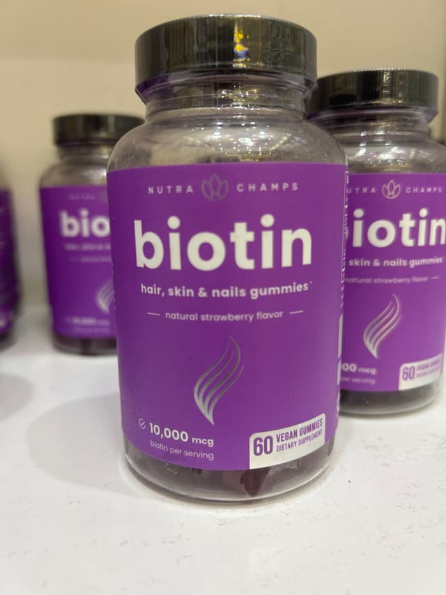 Biotin hair skin,nails and gummies 